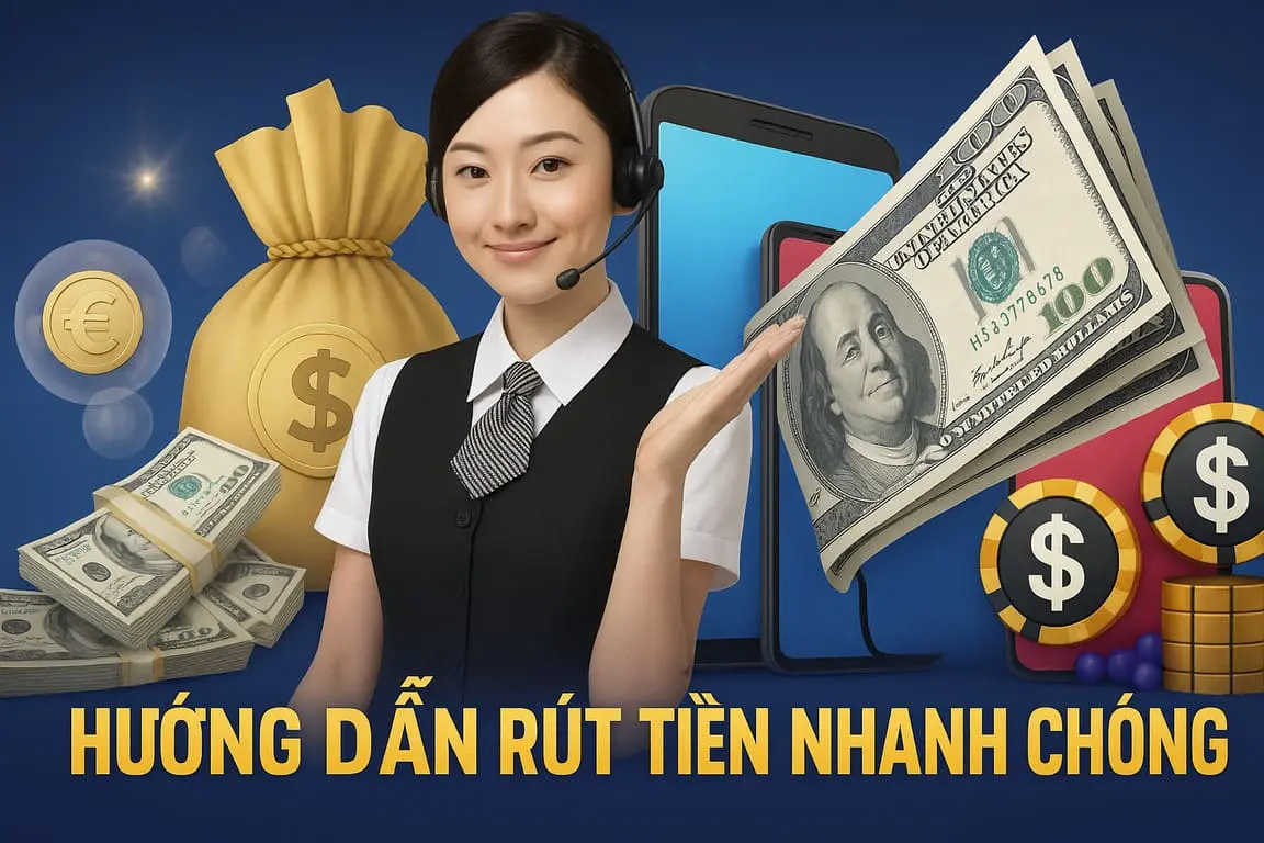 Hướng dẫn rút tiền Xóc Đĩa về tài khoản ngân hàng, ví điện tử chính chủ nhanh, an toàn, không lỗi.